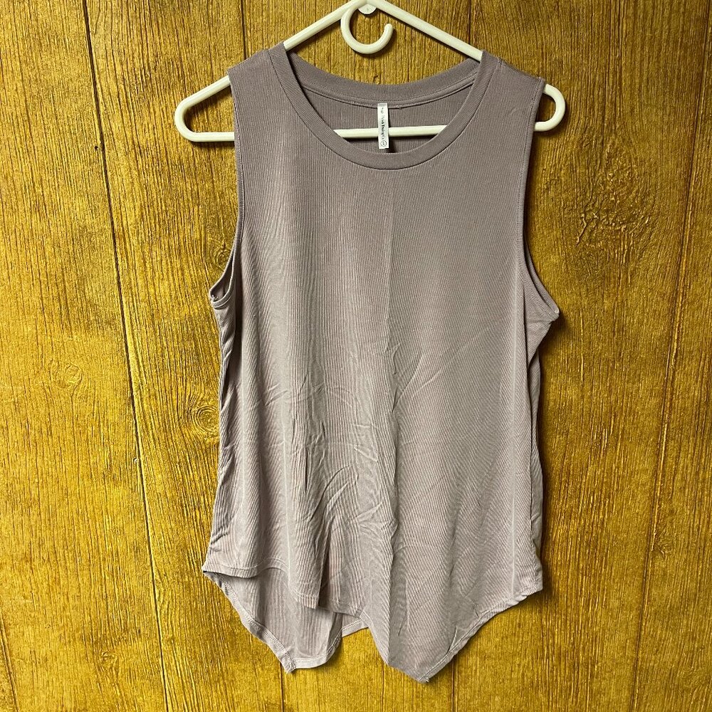 Asymmetrical sleeveless top